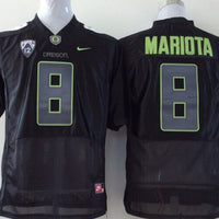 Men's Oregon Ducks Marcus Mariota #8 Black Game Jersey