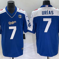 Men's Los Angeles Dodgers Julio Urias #7 Royal Replica Player Jersey1