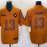 Men's Tampa Bay Buccaneers Mike Evans #13 Brown 2023 Salute To Service Limited Jersey1