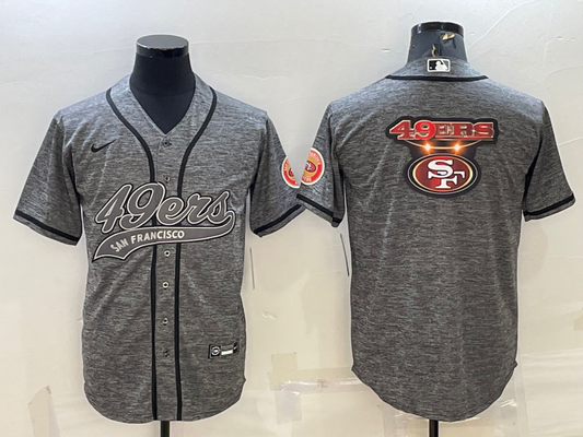Men's San Francisco 49ers Gray Game Jersey1