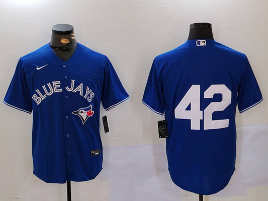 Men's Toronto Blue Jays #42 Royal 2024 Jackie Robinson Limited Jersey1