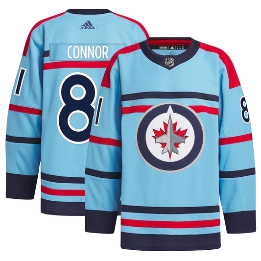 Men's Winnipeg Jets Kyle Connor #81 Blue Home Breakaway Player Jersey1