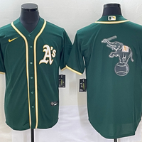 Men's Oakland Athletics Kelly Green Replica Game Jersey1