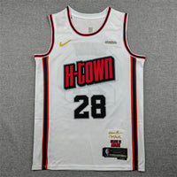 Alperen Sengun #28 Houston Rockets White 2024-25 Swingman Player Jersey City Edition - JerseysFreak