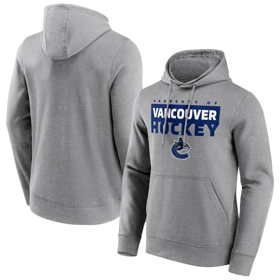 Men's Vancouver Canucks Gain Ground Hoodie - Sports Grey