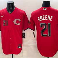 Men's Cincinnati Reds Hunter Greene #21 Red 2026 City Connect Stadium Jersey