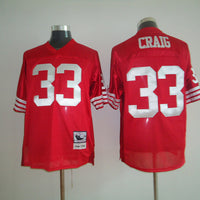 Men's San Francisco 49ers Roger Craig Mitchell & Ness Scarlet Legacy Replica Jersey1