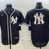 Men's New York Yankees Fashion Black Out Limited Game Jersey