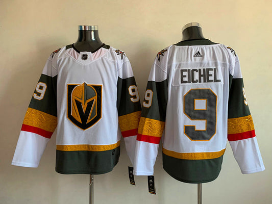 Men's Vegas Golden Knights Jack Eichel #9 White Breakaway Player Jersey1