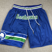 Seattle Seahawks Royal Pocket Shorts