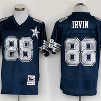 Men's Dallas Cowboys Michael Irvin Mitchell & Ness Navy Legacy Replica Player Jersey1
