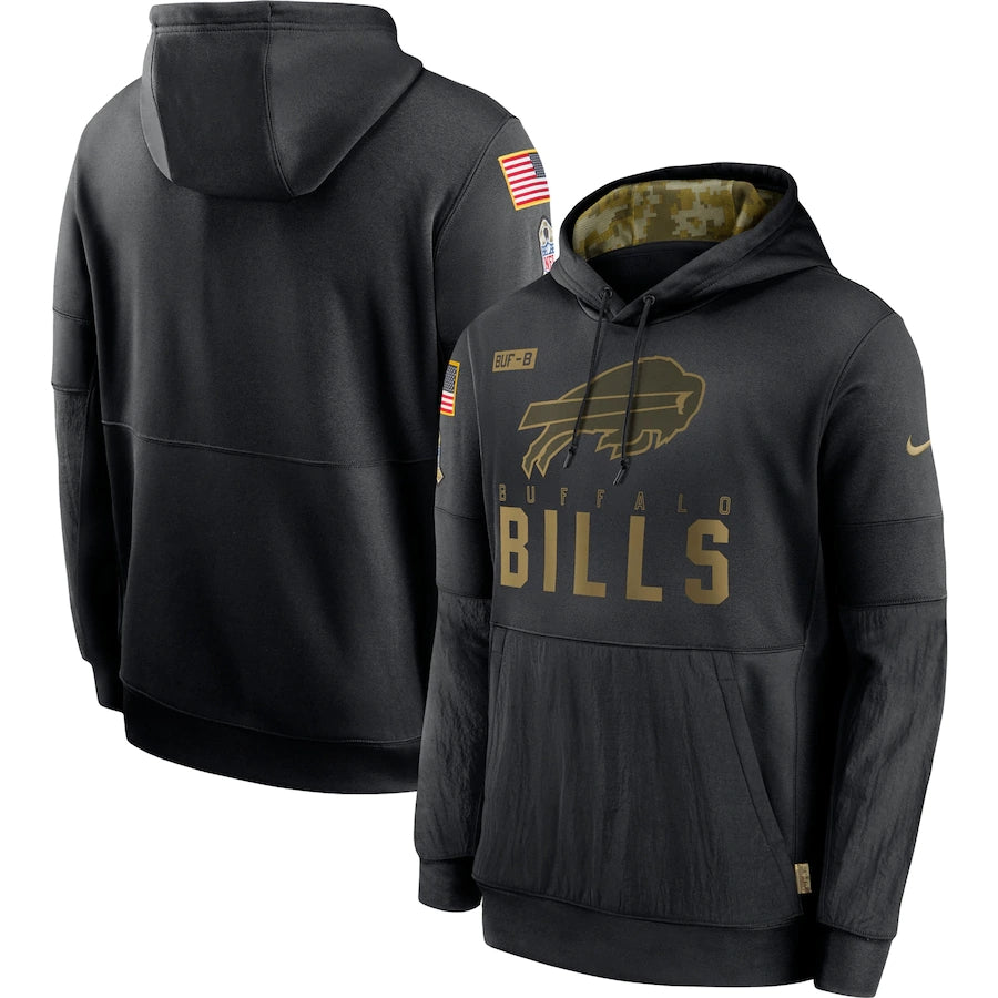 Buffalo Bills 2020 Salute to Service Black Hoodie