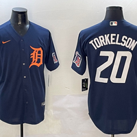 Men's Detroit Tigers Spencer Torkelson #20 Navy Limited Player Jersey1