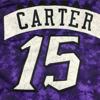Men's Toronto Raptors Vince Carter Purple Galaxy Swingman Jersey1