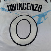 Men's Minnesota Timberwolves Donte DiVincenzo #0 White 2024/25 Swingman Player Jersey1 - City Edition