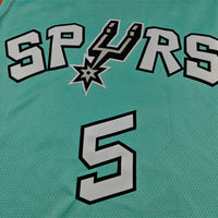 Men's San Antonio Spurs Stephon Castle #5 Turquoise 2022/23 Swingman Jersey - City Edition