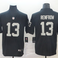 Men's Las Vegas Raiders Hunter Renfrow #13 Black Game Jersey1
