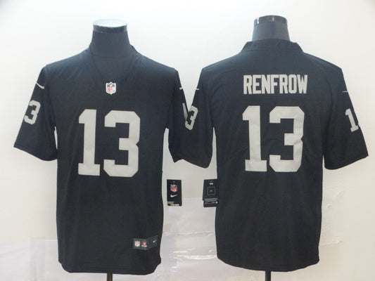 Men's Las Vegas Raiders Hunter Renfrow #13 Black Game Jersey1