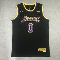 Men's Los Angeles Lakers Russell Westbrook Black 2020/21 Swingman Player Jersey1