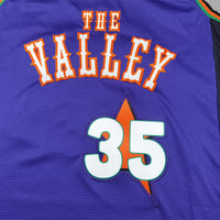 Men's Phoenix Suns Kevin Durant #35 Purple 2024/25 Swingman Player Jersey1 - City Edition