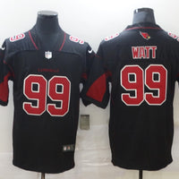 Men's Arizona Cardinals J.J. Watt #99 Black Game Jersey1