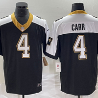 Men's New Orleans Saints Derek Carr #4 Black Vapor F.U.S.E. Limited Jersey1