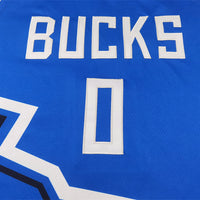 Men's Milwaukee Bucks Damian Lillard #0 Royal 2024/25 Swingman Player Jersey1 - City Edition