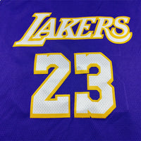 Men's Los Angeles Lakers LeBron James #23 Purple Swingman Player Jersey - Statement Edition