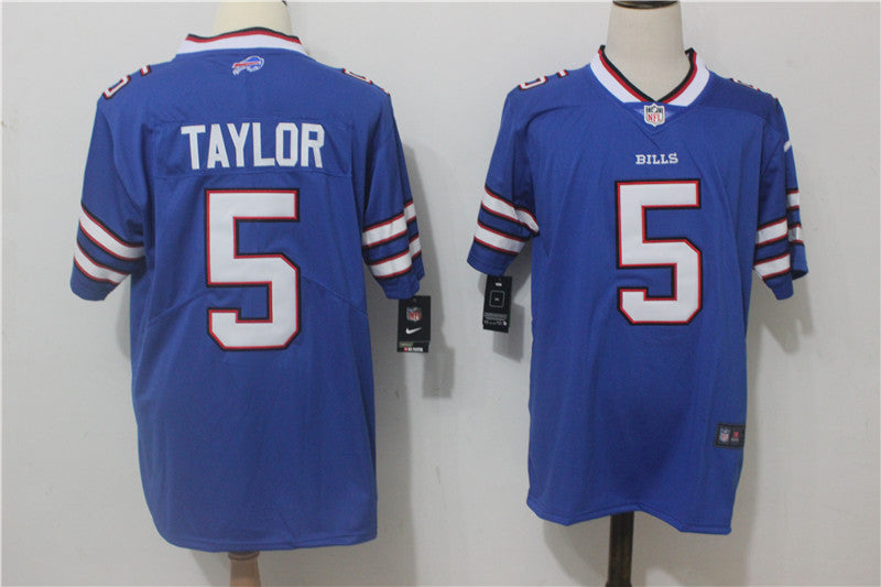 Men's Buffalo Bills Tyrod Taylor #5 Blue Game Jersey1