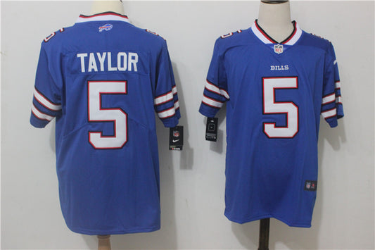 Men's Buffalo Bills Tyrod Taylor #5 Blue Game Jersey1