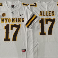 Men's Wyoming Cowboys Josh Allen #17 White Player Game Jersey