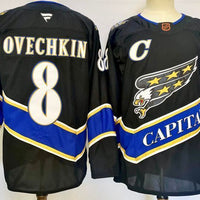 Men's Washington Capitals Alexander Ovechkin #8 Fanatics Black Jersey