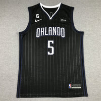 Men's Orlando Magic Paolo Banchero #5 Black 2022/23 Swingman Jersey1 - City Edition