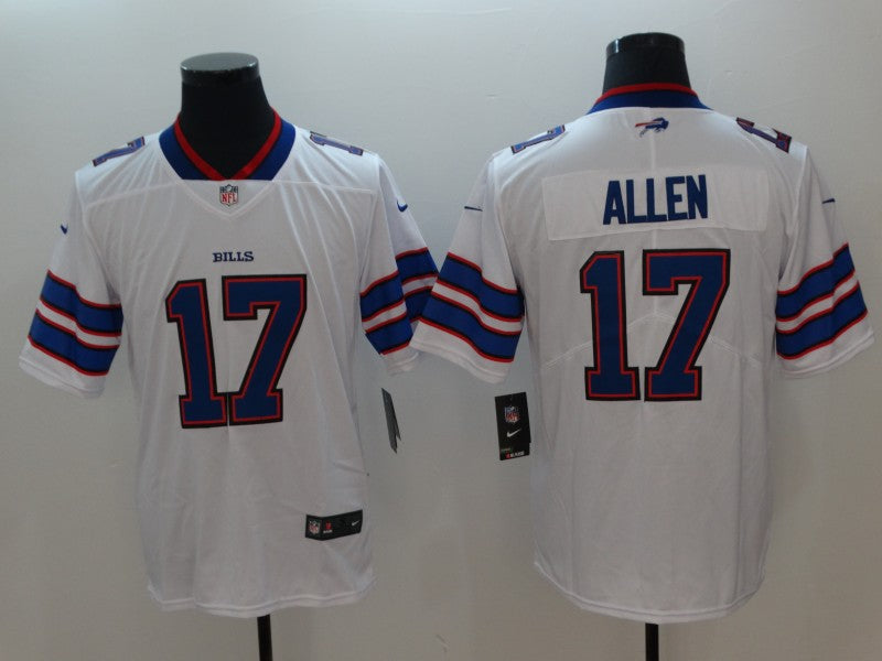 Josh Allen #17 Buffalo Bills White Game Player Jersey - JerseysFreak