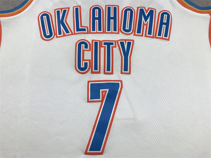 Men's Oklahoma City Thunder Chet Holmgren #7 White Swingman Jersey1 - Association Edition