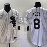 Men's Chicago White Sox Kyle Teel #8 White Replica Player Jersey