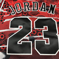 Men's Chicago Bulls Michael Jordan #23 Year of Rabbit Edition Hardwood Classics Swingman Jersey1