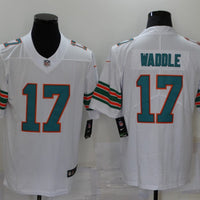 Men's Miami Dolphins Jaylen Waddle #17 White Game Player Jersey1
