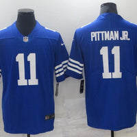 Men's Indianapolis Colts Michael Pittman Jr. #11 Blue Game Player Jersey1