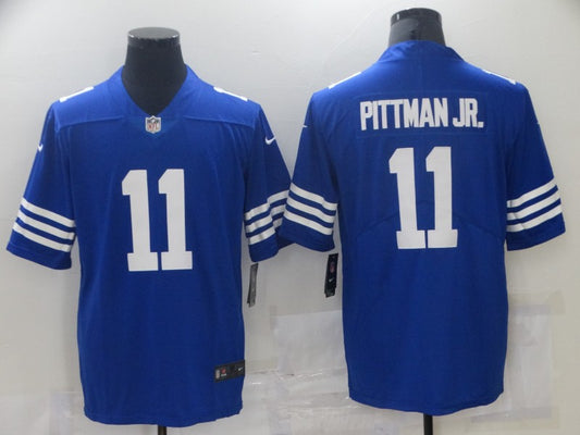 Men's Indianapolis Colts Michael Pittman Jr. #11 Blue Game Player Jersey1