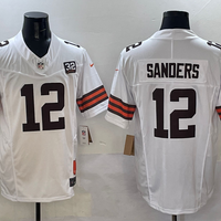 Shedeur Sanders Cleveland Browns White Jersey