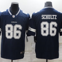Men's Dallas Cowboys Dalton Schultz #86 Navy Game Jersey1