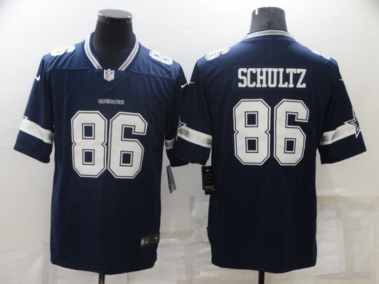 Men's Dallas Cowboys Dalton Schultz #86 Navy Game Jersey1