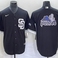 Men's San Diego Padres Black Replica Team Jersey1
