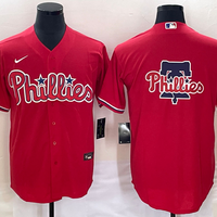 Men's Philadelphia Phillies Red Replica Team Jersey1