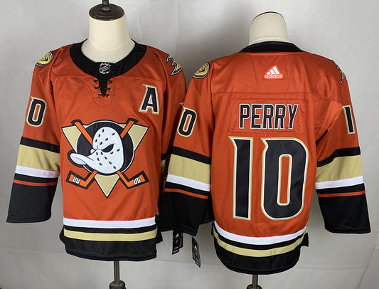 Men's Anaheim Ducks Corey Perry #10 Red Breakaway Jersey1
