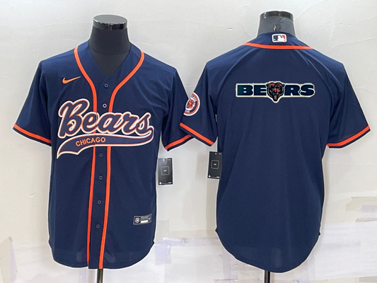 Men's Chicago Bears Navy Game Jersey1
