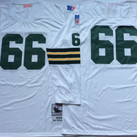 Men's Green Bay Packers Ray Nitschke Mitchell & Ness White Legacy Replica Jersey1