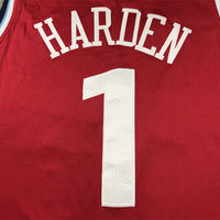 Men's LA Clippers James Harden #1 Red Swingman Player Jersey1