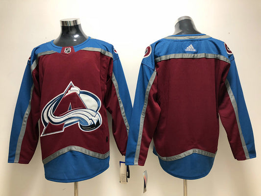 Men's Colorado Avalanche Burgundy Home Authentic Blank Jersey1
